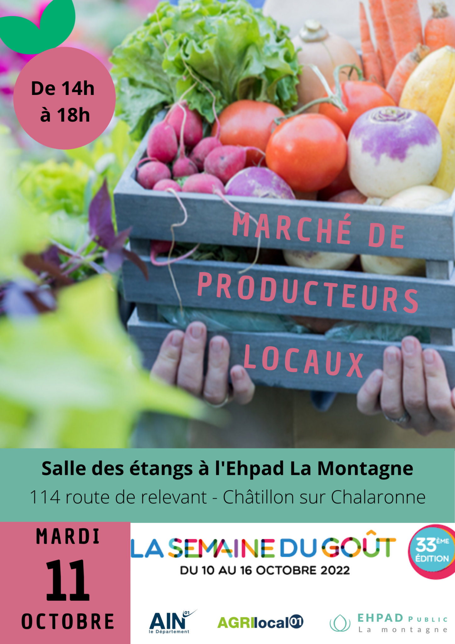 Marché de producteur locaux à l'Ehpad Ehpad Public La montagne